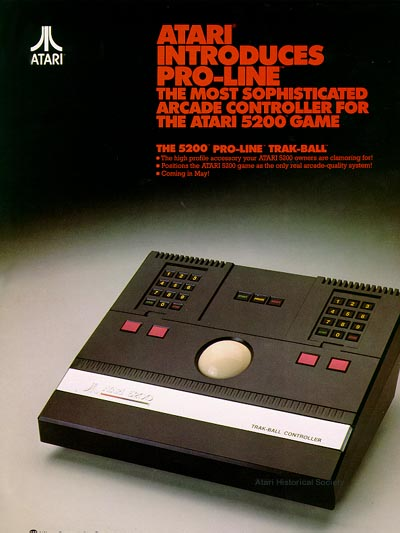 Atari 5200 Trackball Controller