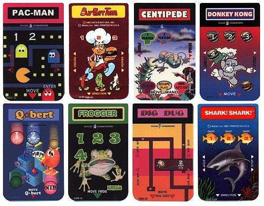 Mattel Intellivision Game Overlays