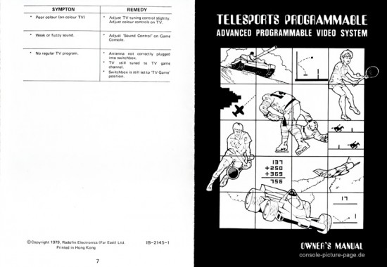 1292 Advanced Programmable Video System Manual